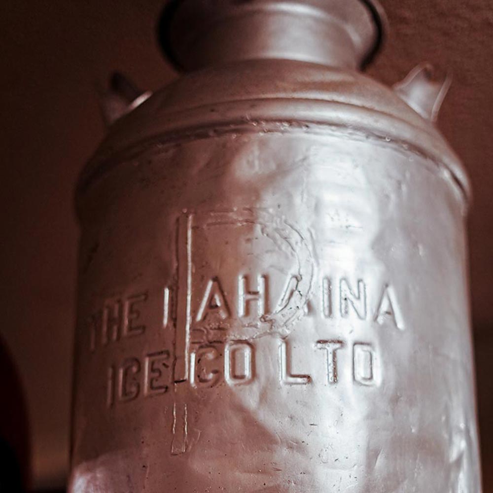 image of artefacts and antiques formerly in the Hale Aloha in Lahaina.